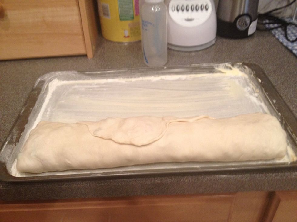 And now to the oven for 30 minutes aprox. You can make some holes with a knife before you put it inside the oven.