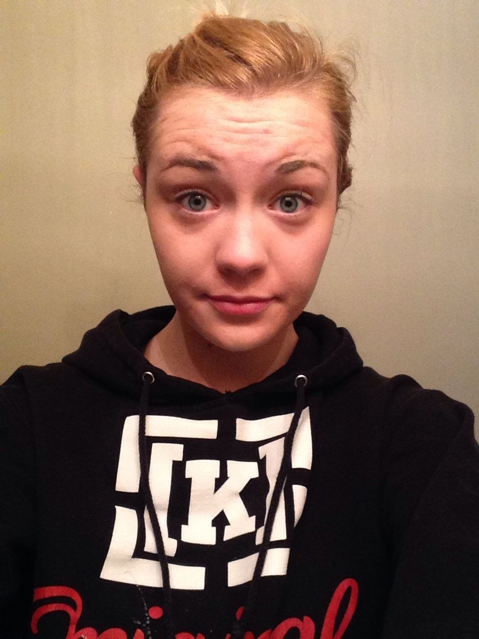 And now we are starting to get somewhere! Apply powered foundation, (only if you choose. I always do!)