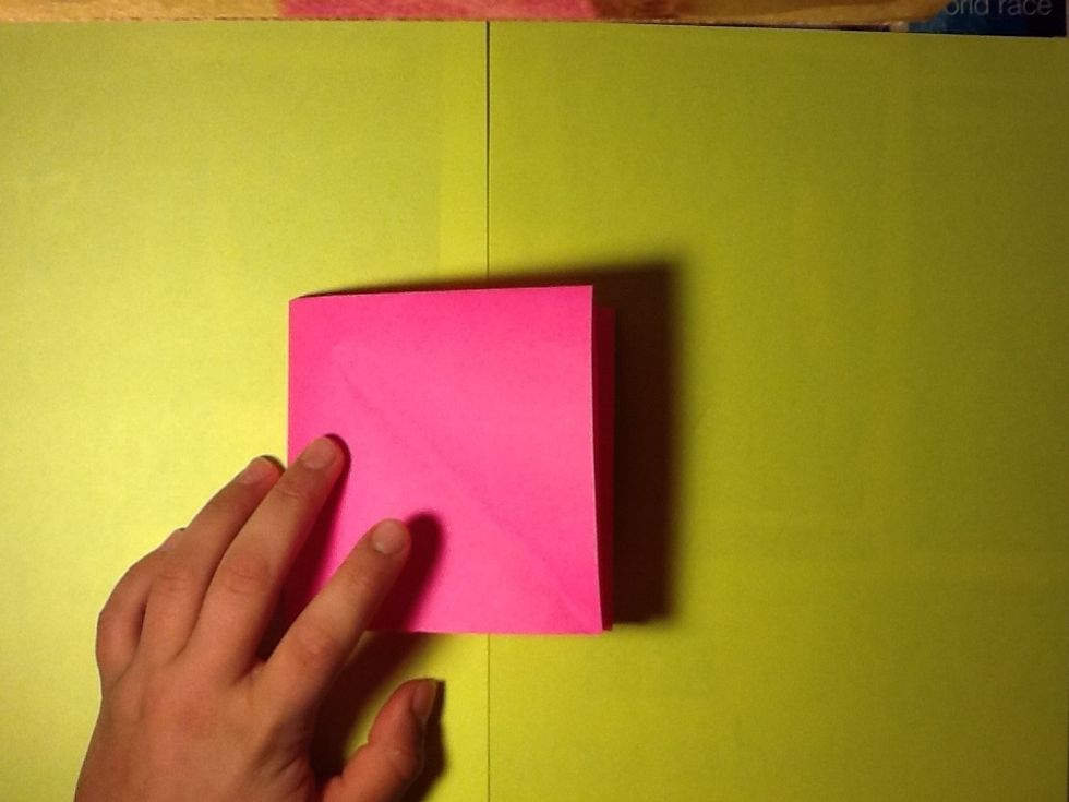 And now we make a little square (a quarter of the big square)