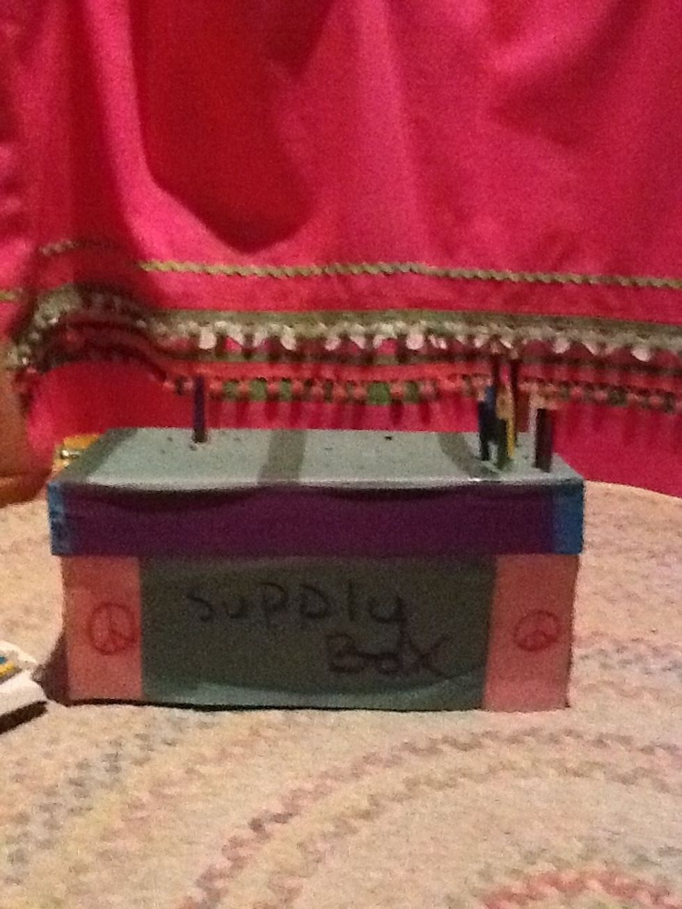 And now you are done with your supply box!!