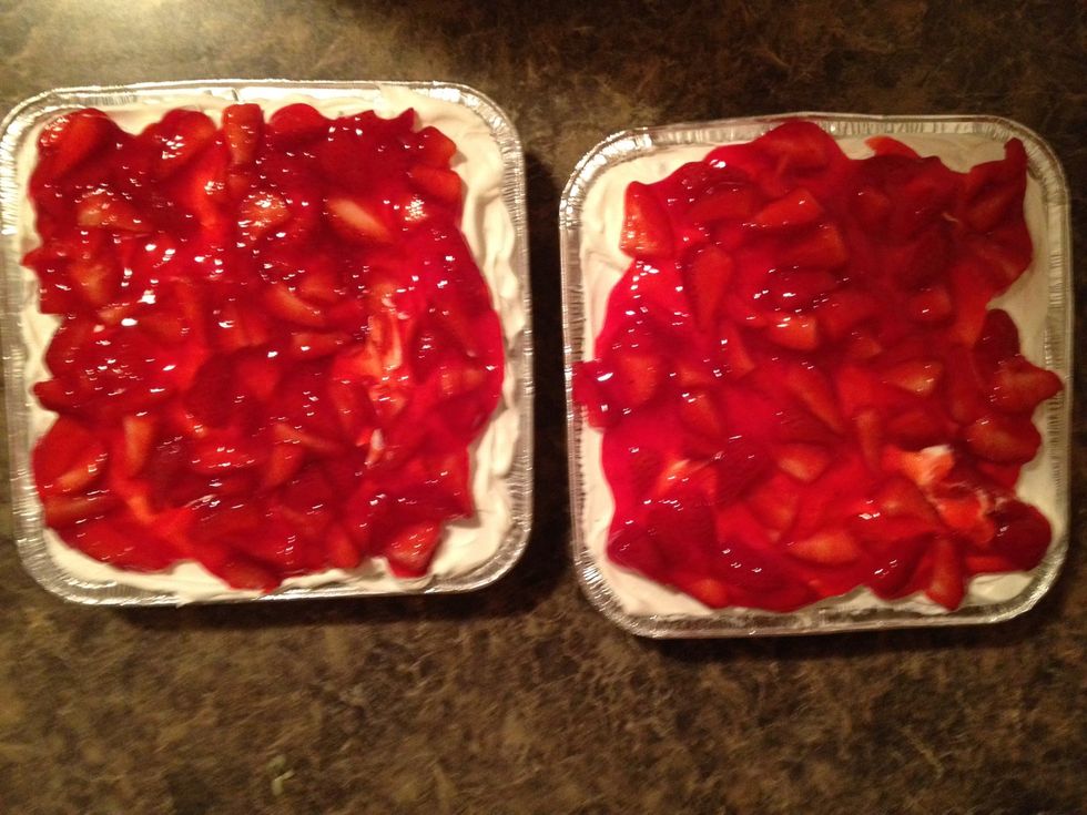 And now you have a beautiful dessert!