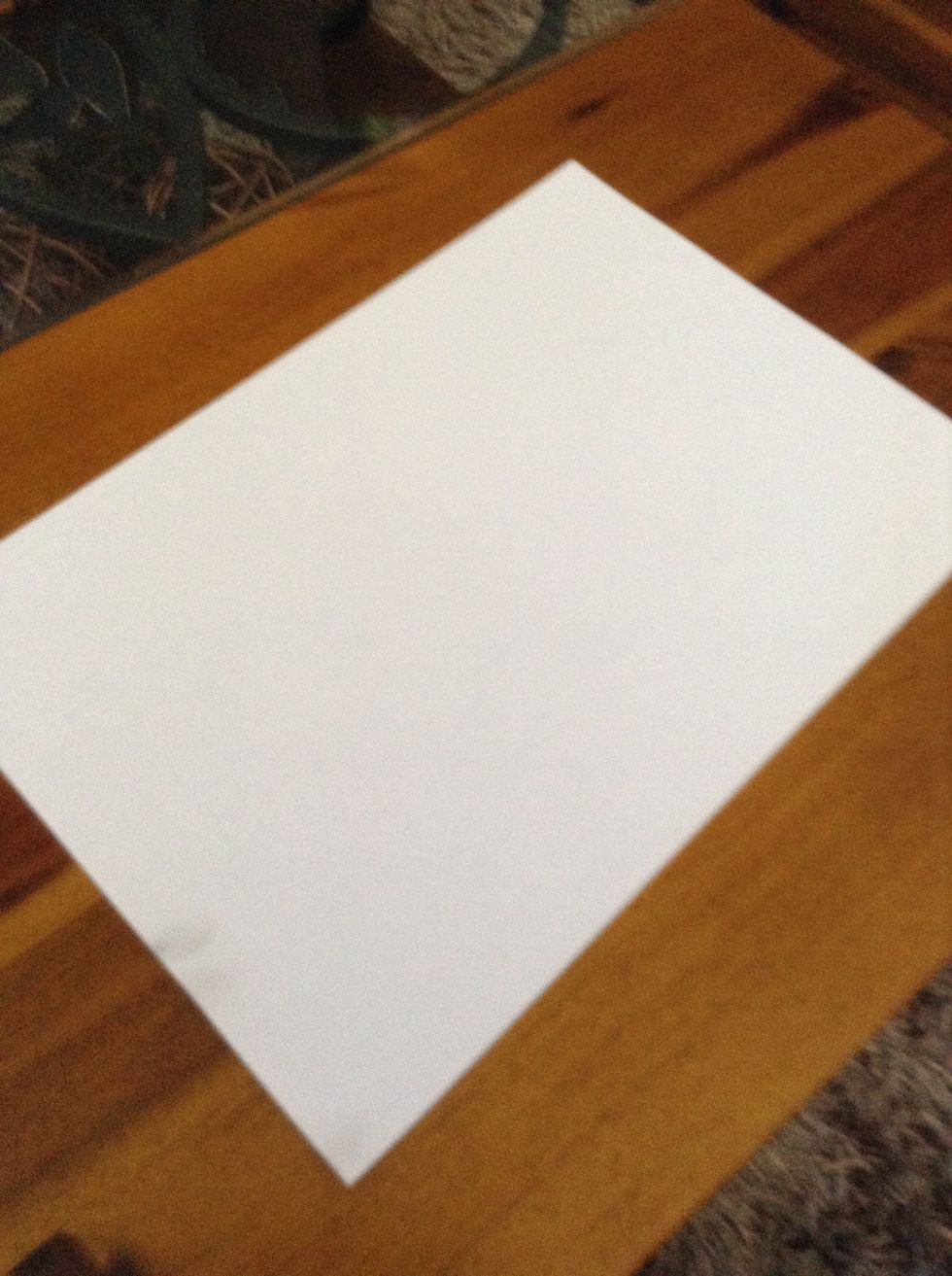 And of course a piece of paper