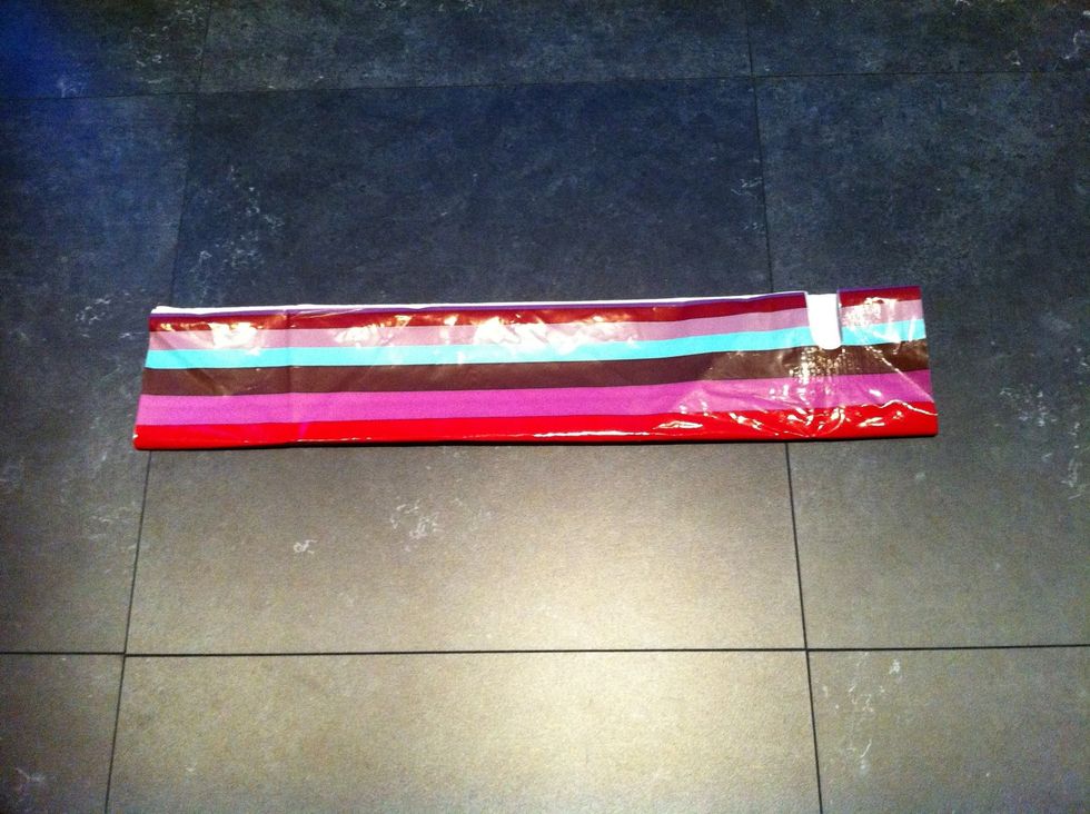 And once again fold into half.