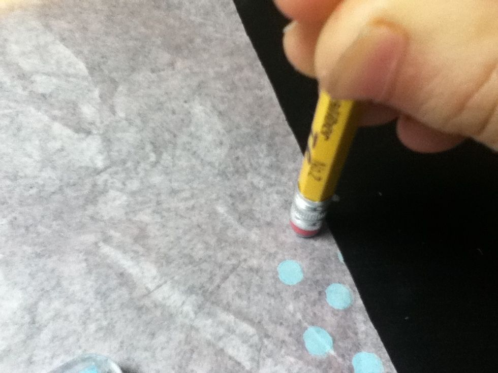 And onto the page. You can use any pattern that you would like.