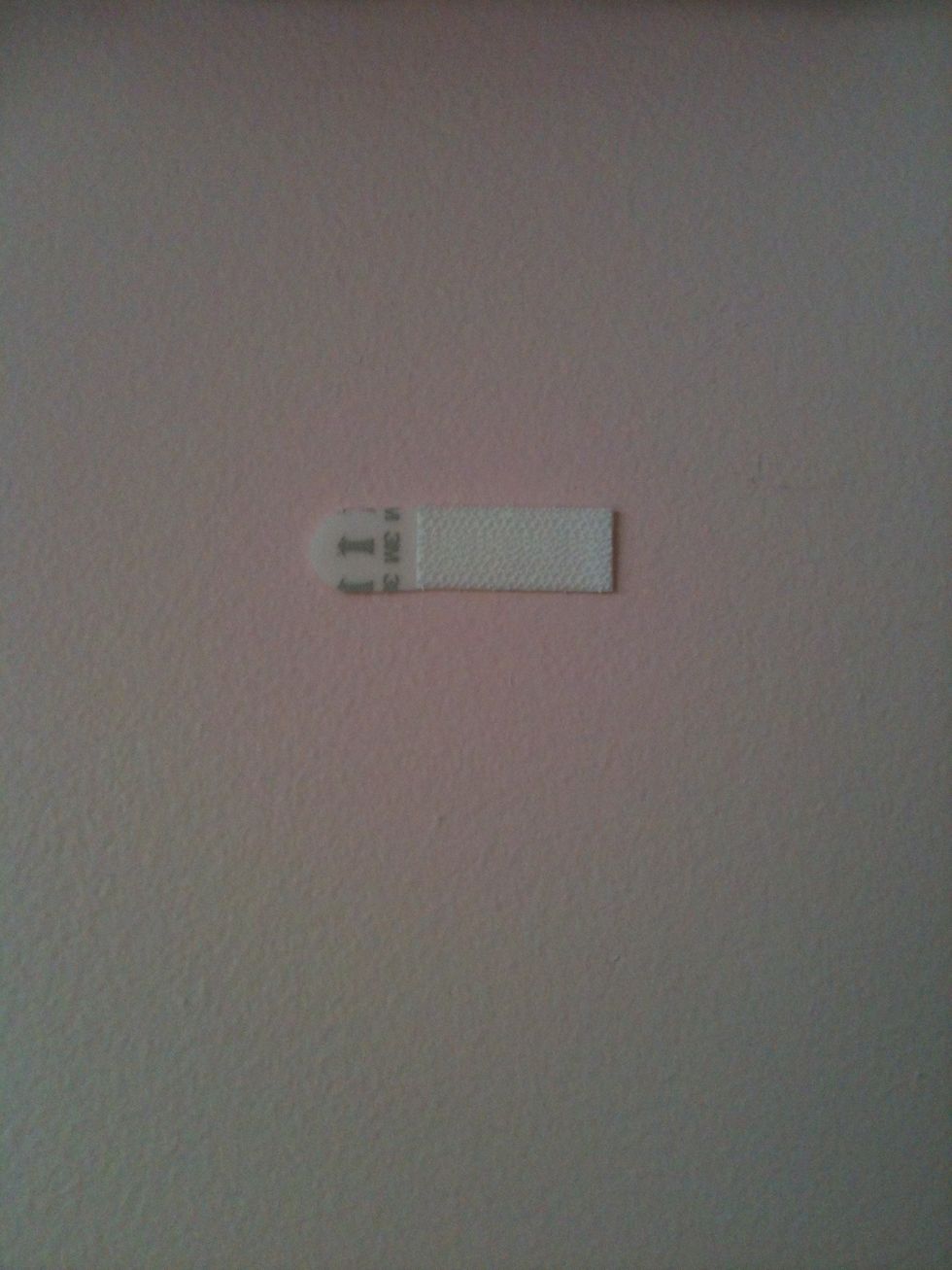 And onto your wall were you want to hang it