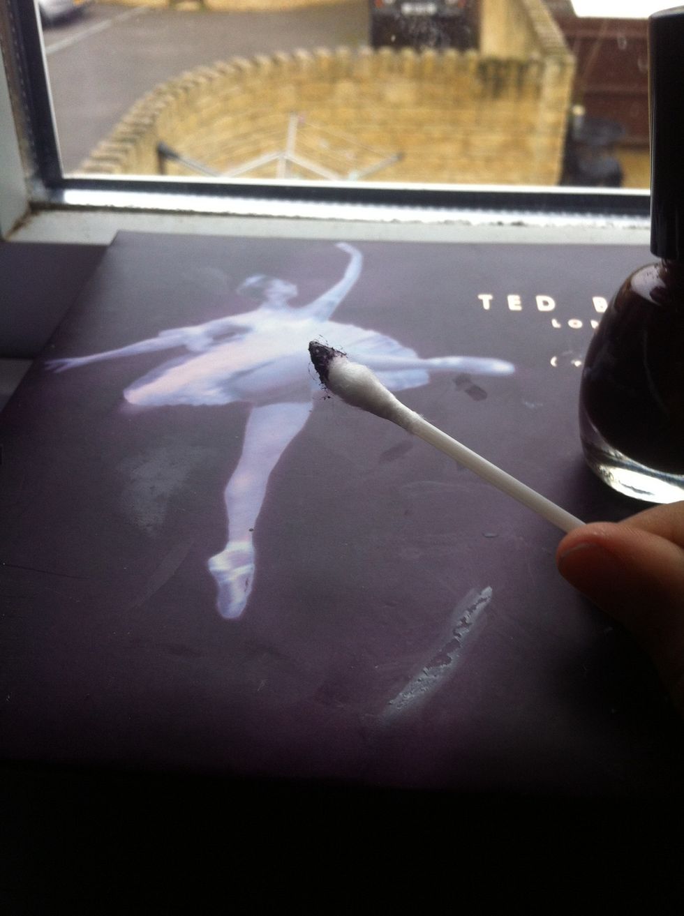 And paint some on the end