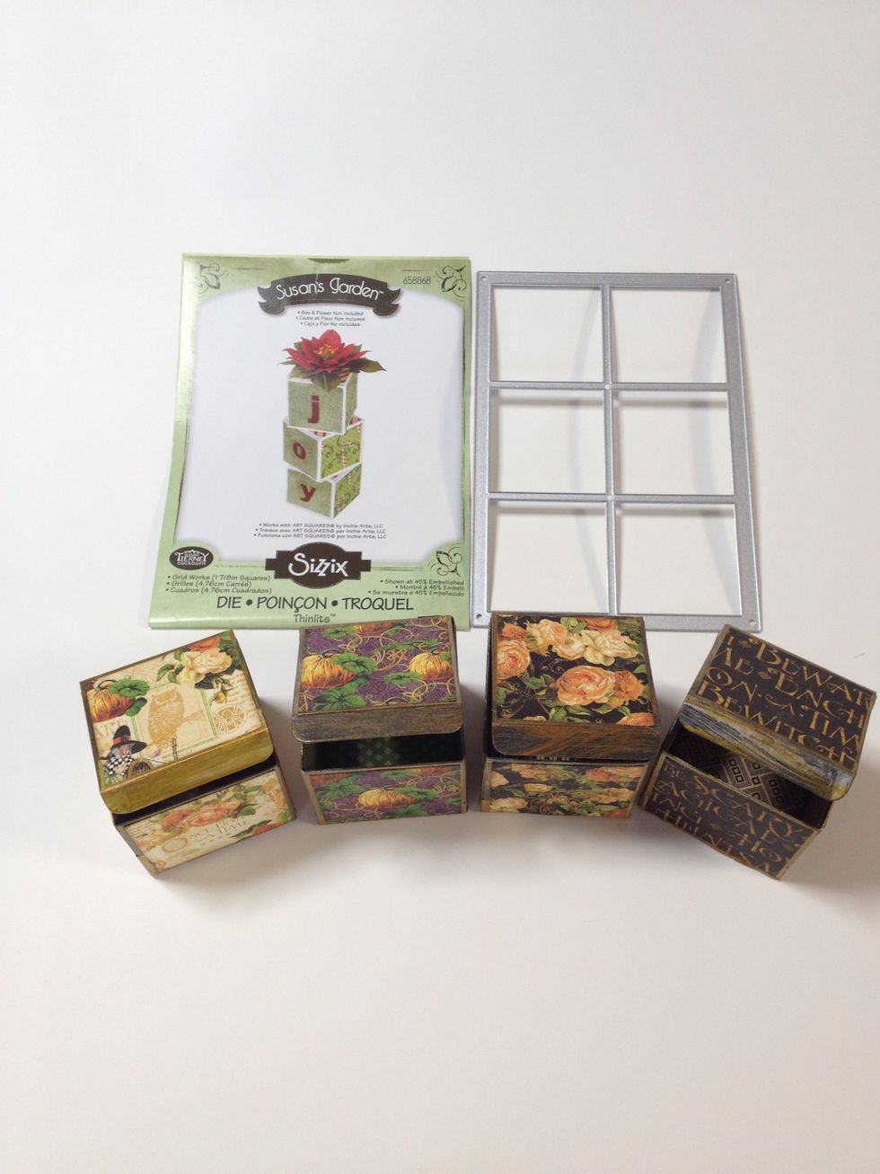 And paste on the box