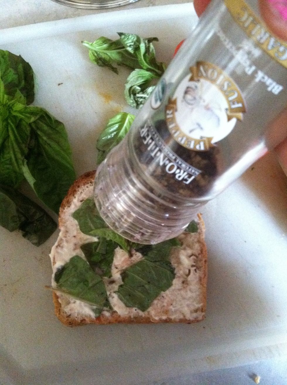 And pepper the toast