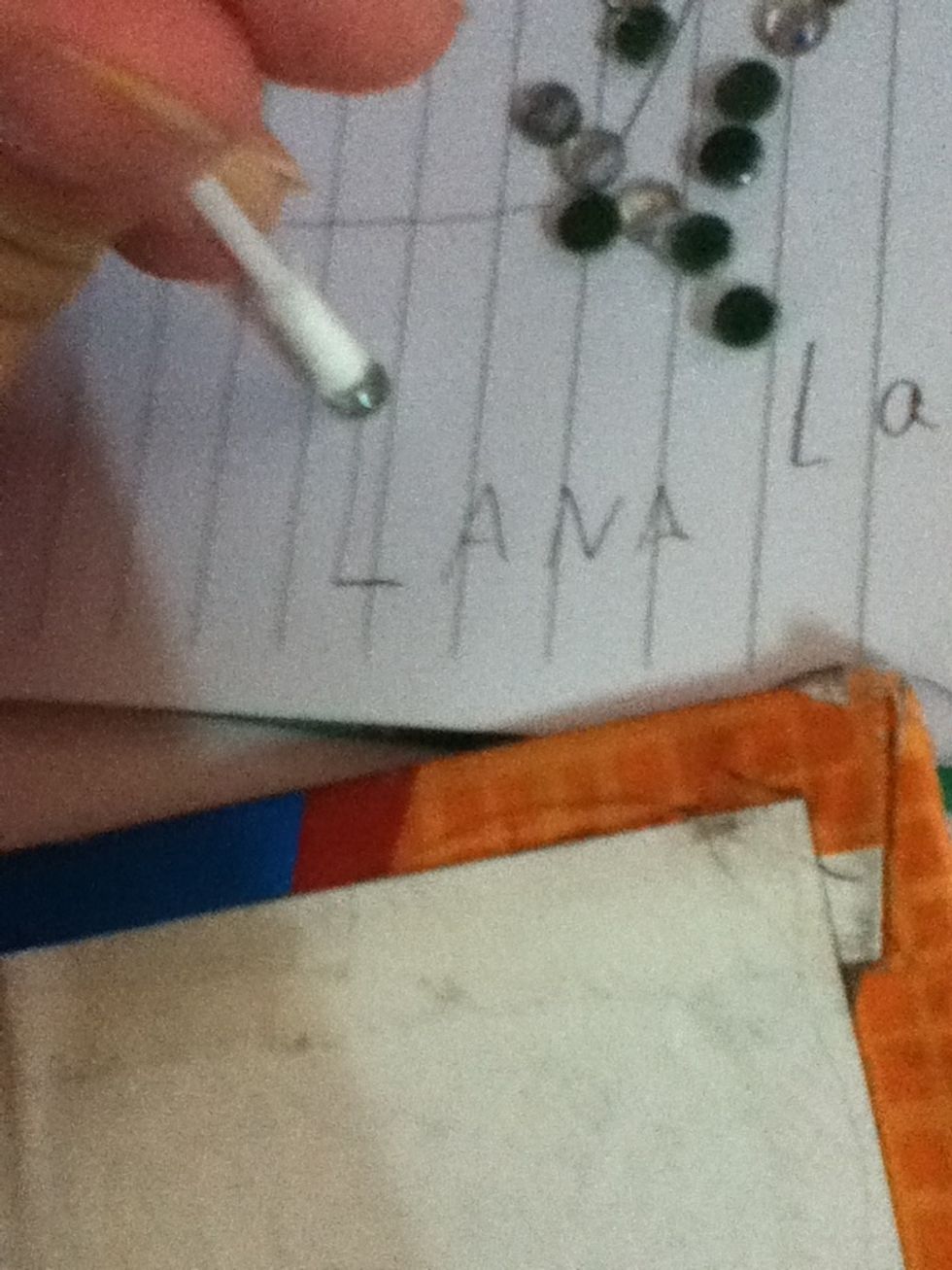 And pick the rhinestone