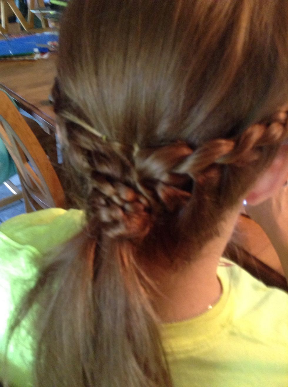 And pin it in well, so it will stay :)