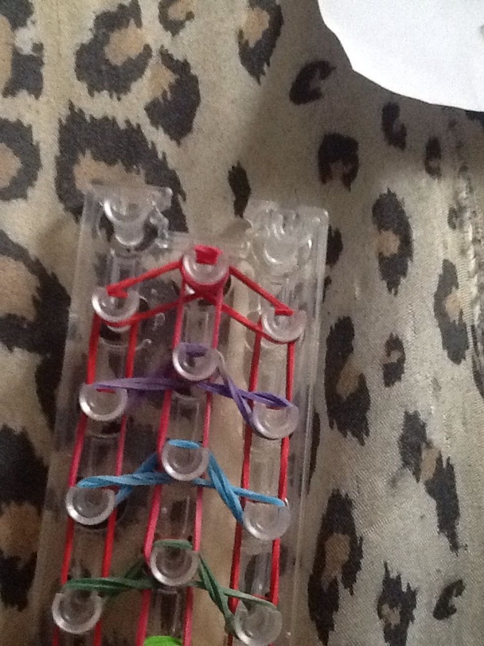 and place on the last peg.