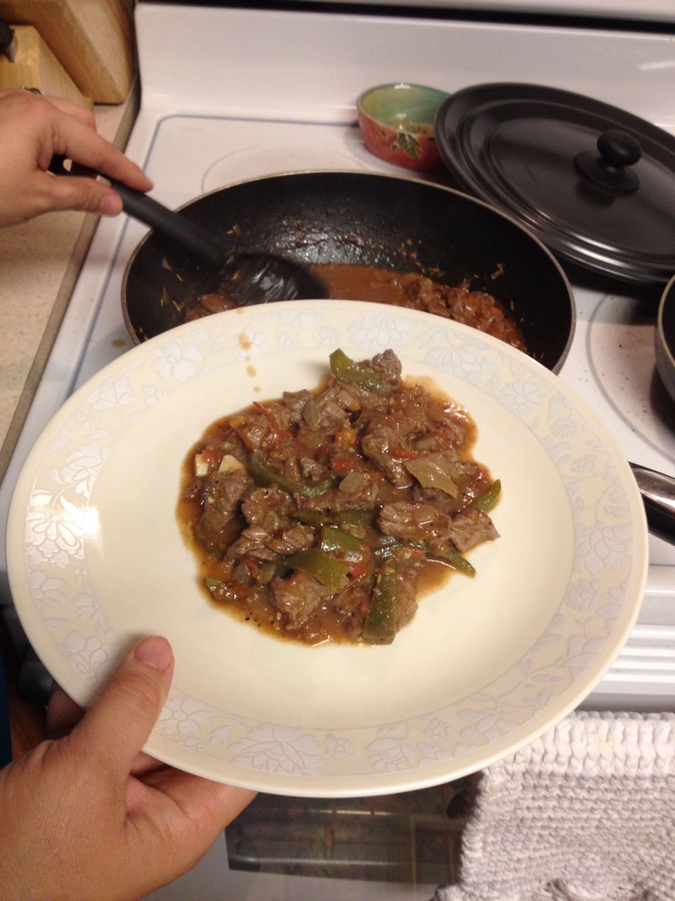 And please , bring a piece of bread on the side, because when you are finish your going to clean that plate with the bread\ud83d\ude03\ud83d\ude04\ud83d\ude00