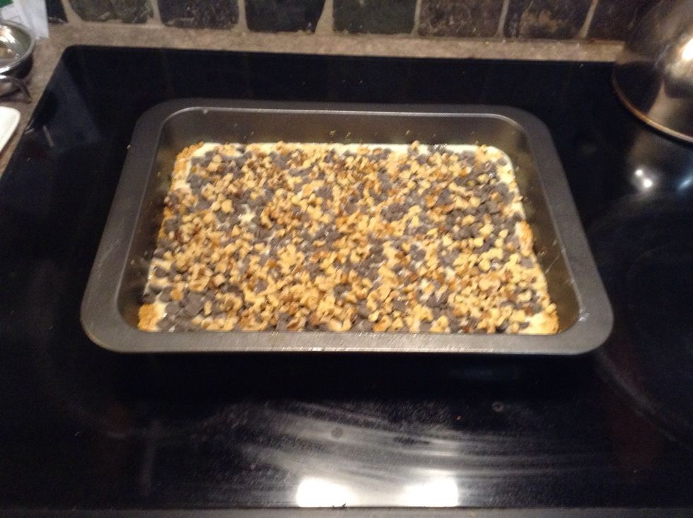 And poor them over the mixture