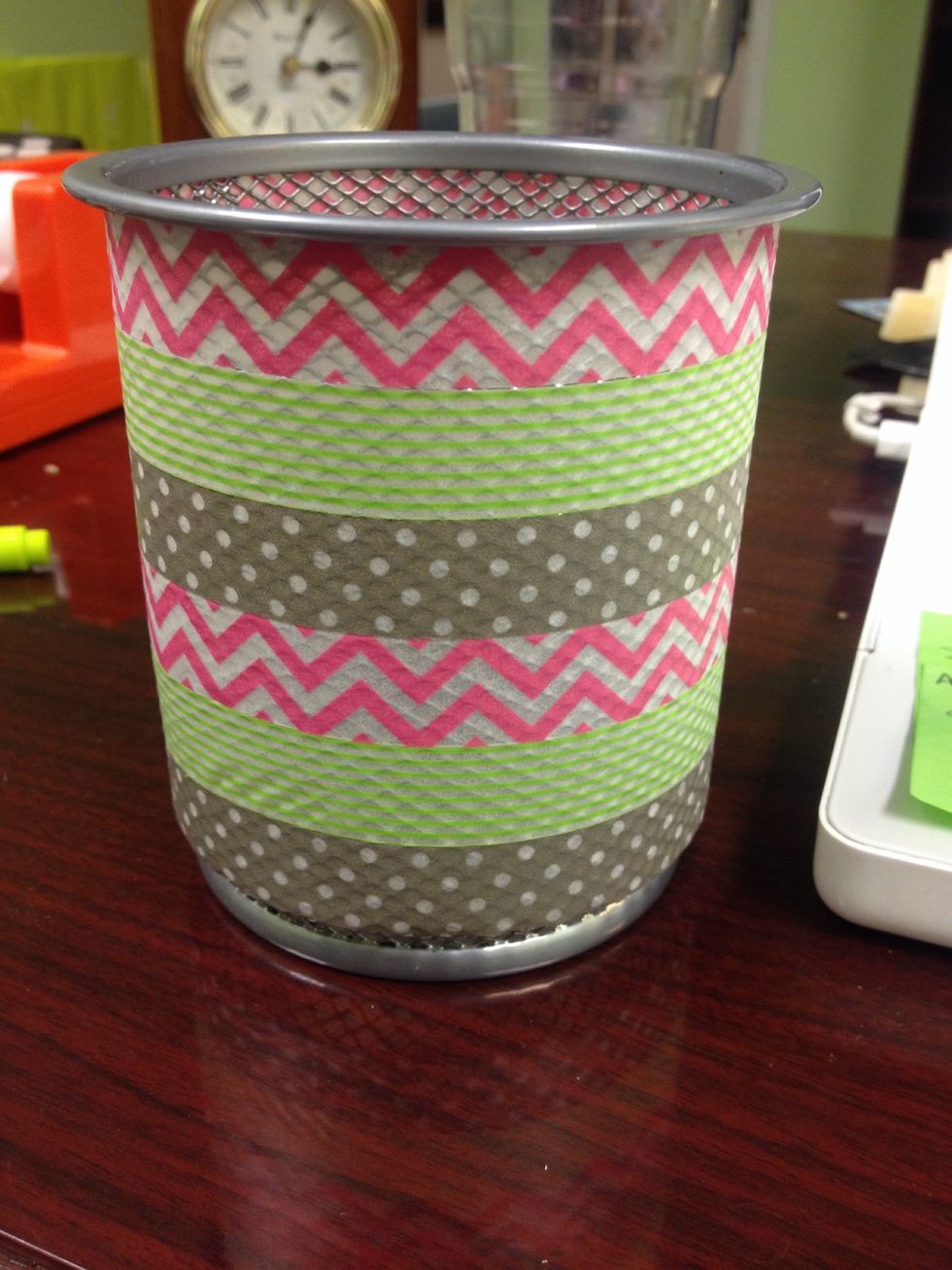 ...and presto!! Easy transformation & no visible graffiti! And, if you get bored, you can easily change it!