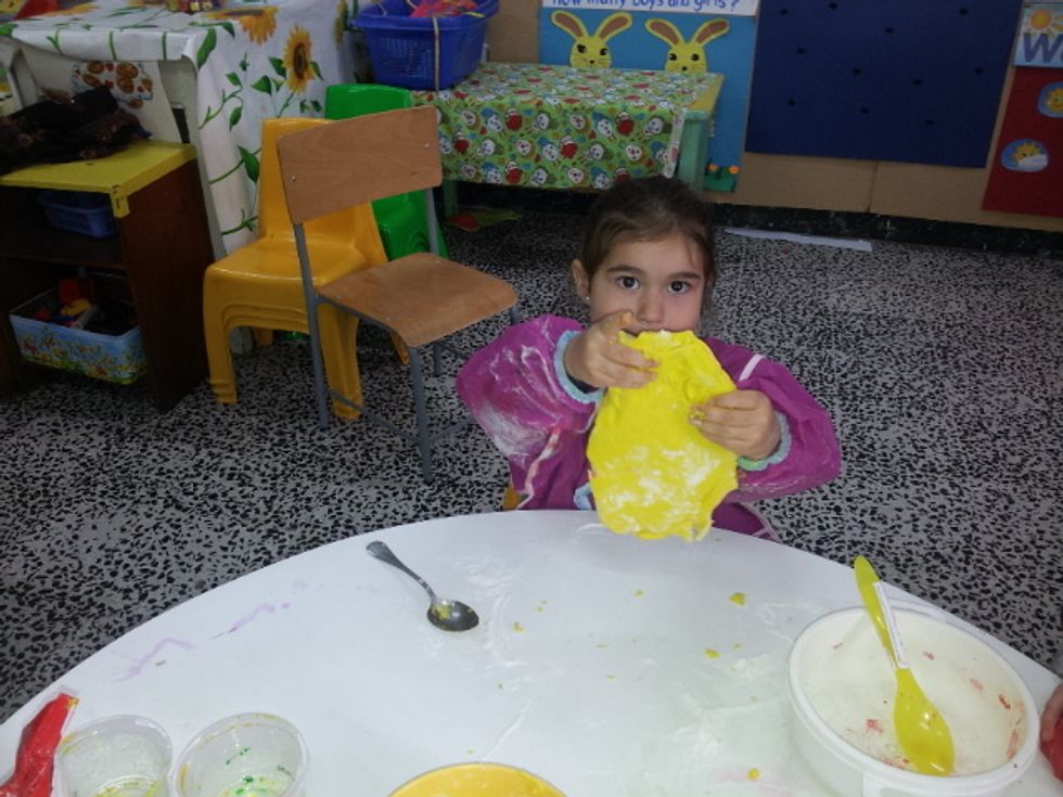 and proceed to knead