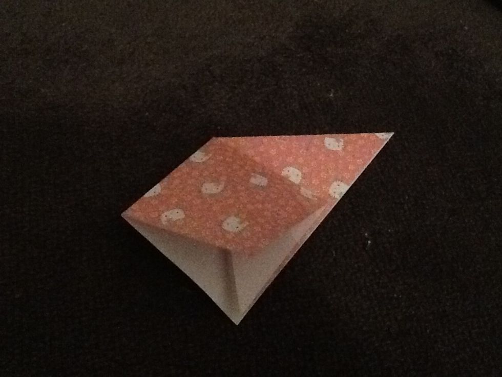 And push it down to make a square