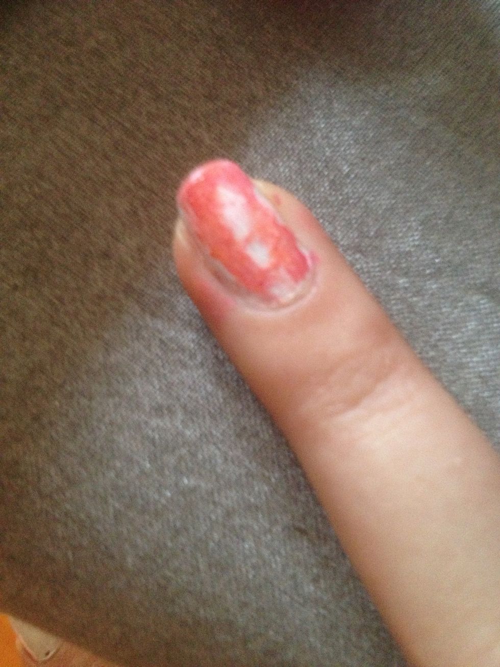 And push it on the polish