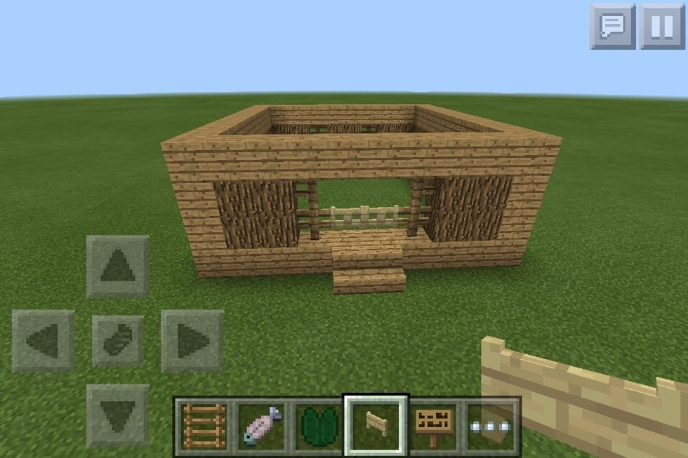 And put gating there for a cool door