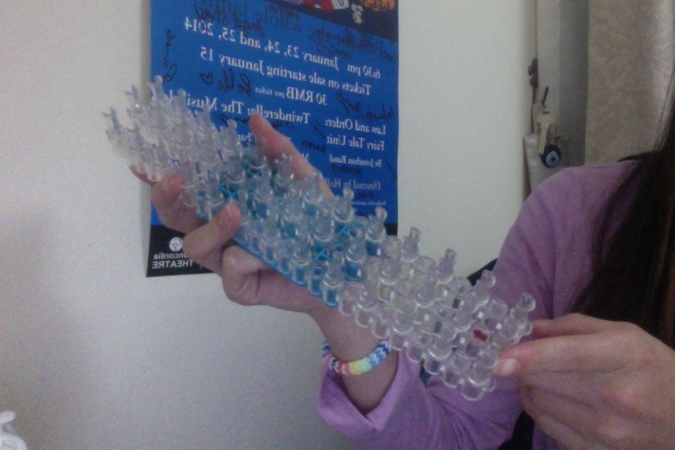 and put it back on, so it's perpendicular to the other two.