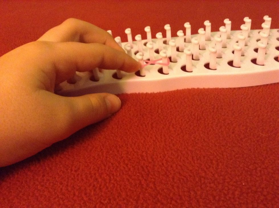 And put it on 2 pegs still crossed