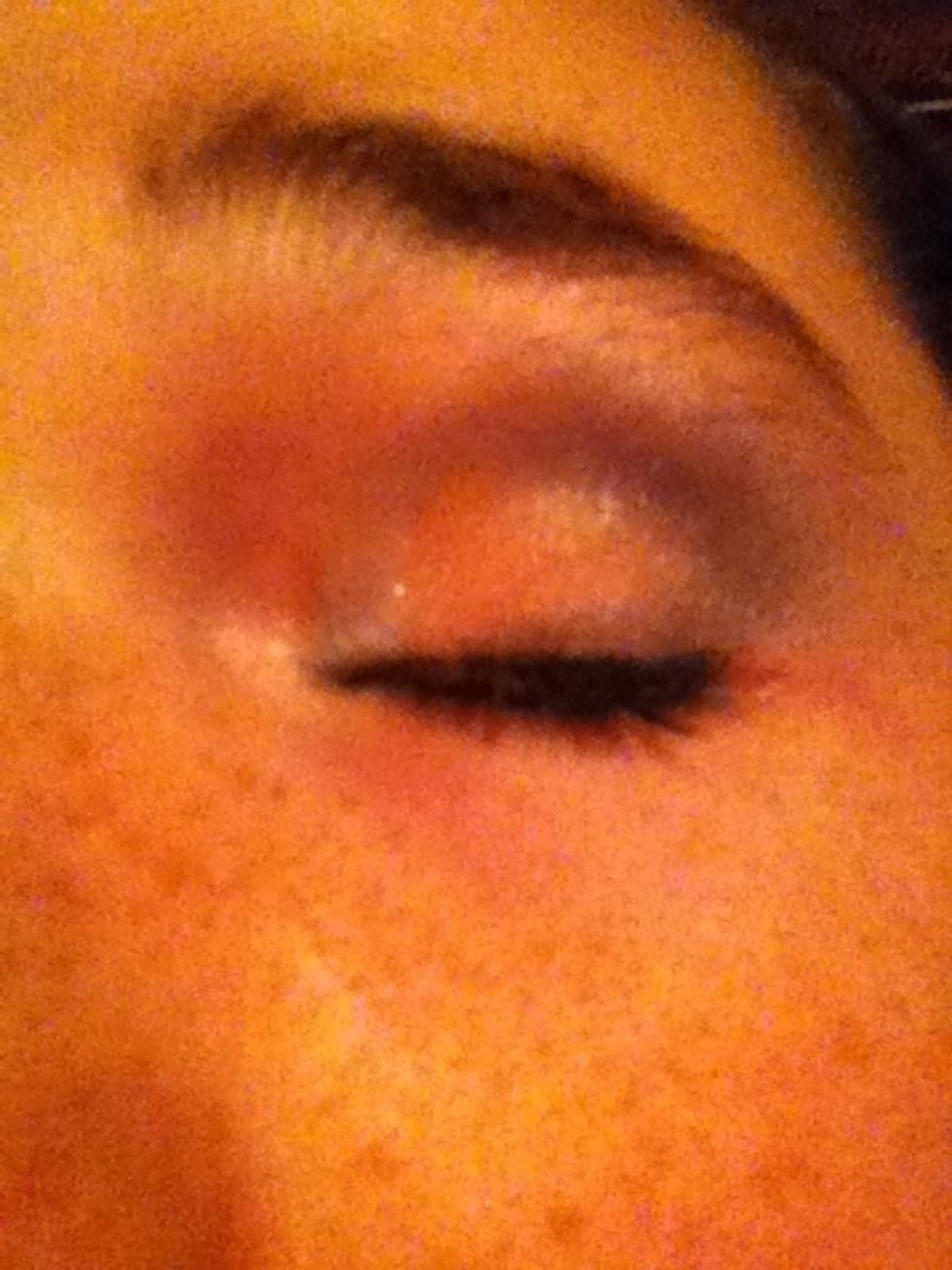 And put it on the inner corner of your eye