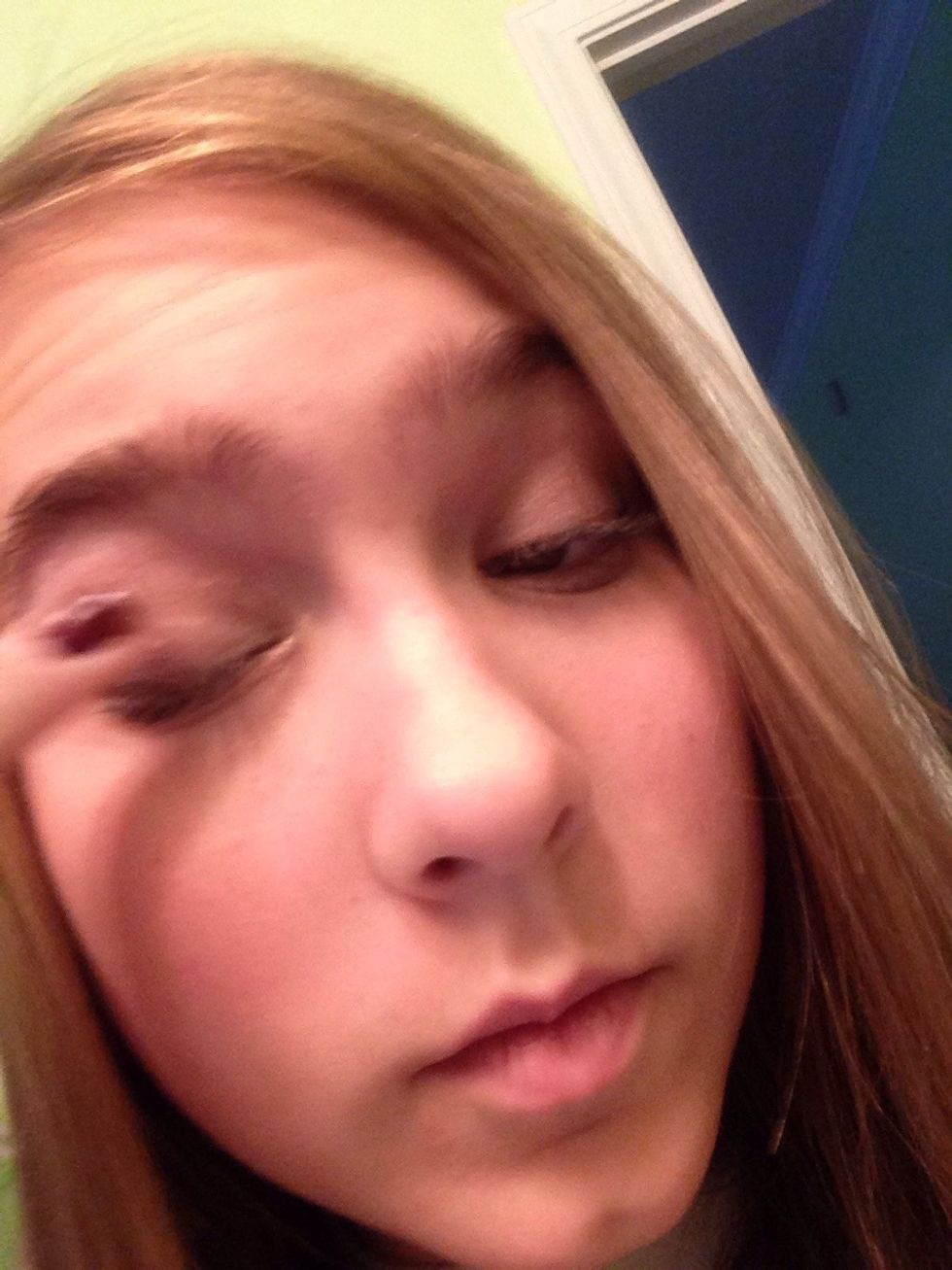 And put it on the verrrry outer corners