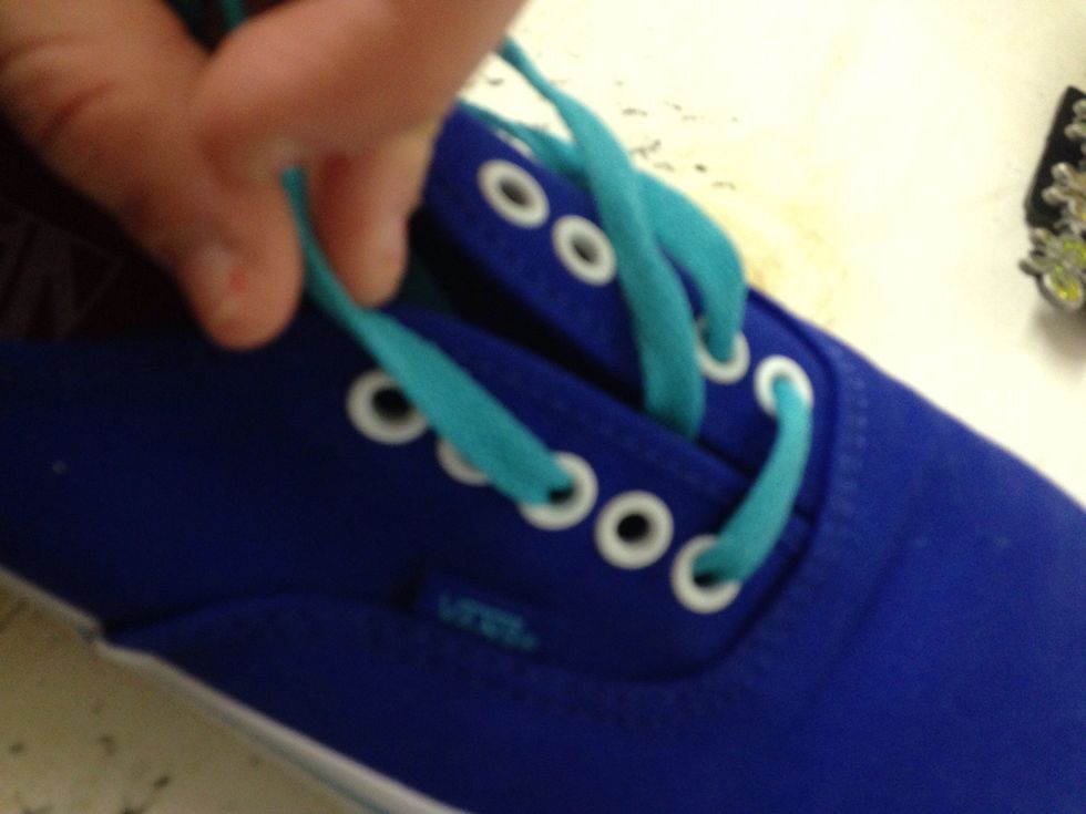 And put it two loops up