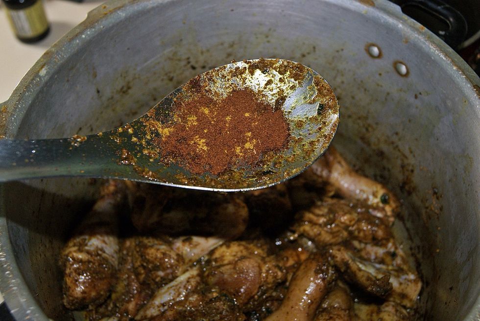 And put just a touch to taste.