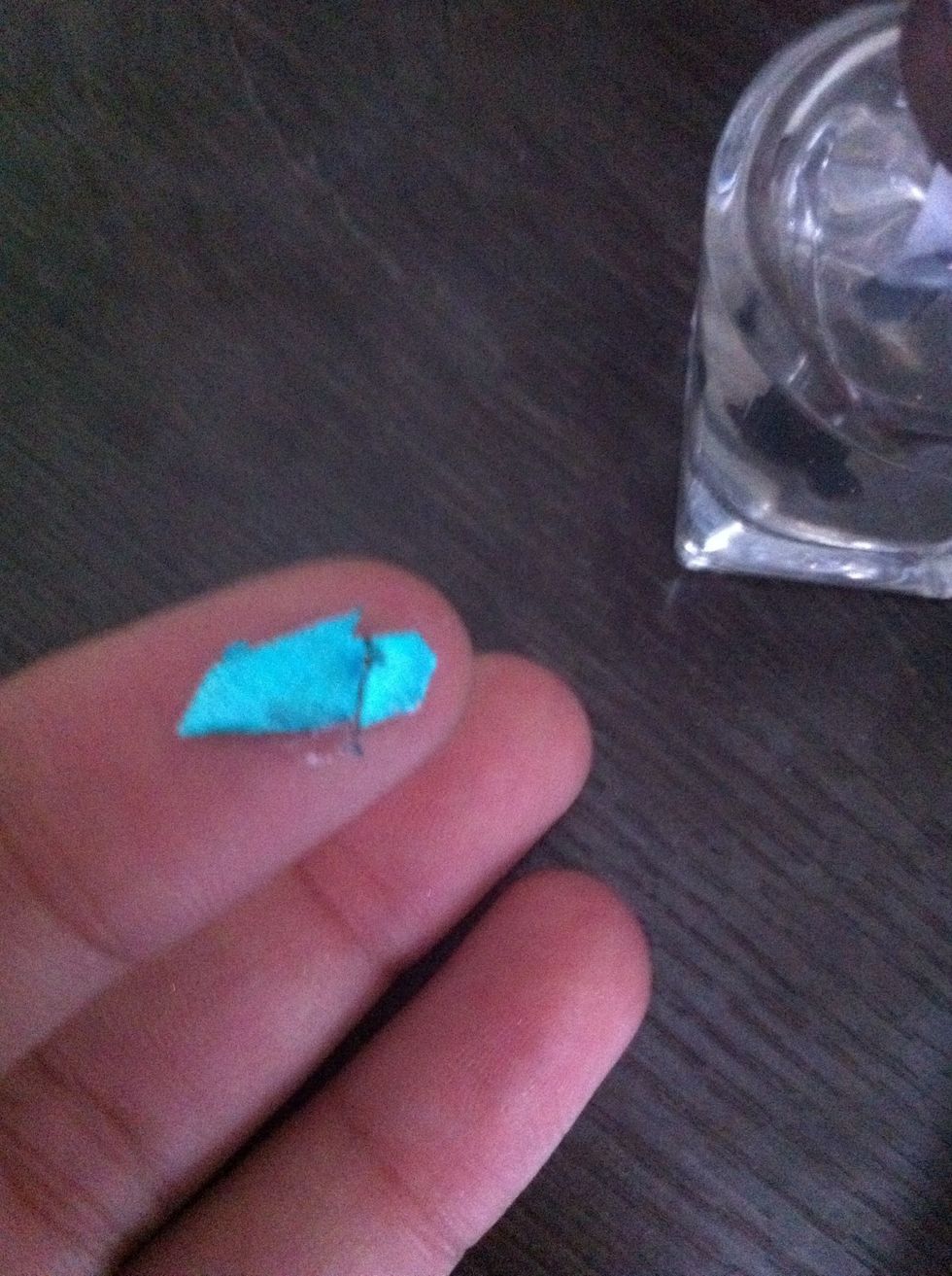 And put nail polish on it.