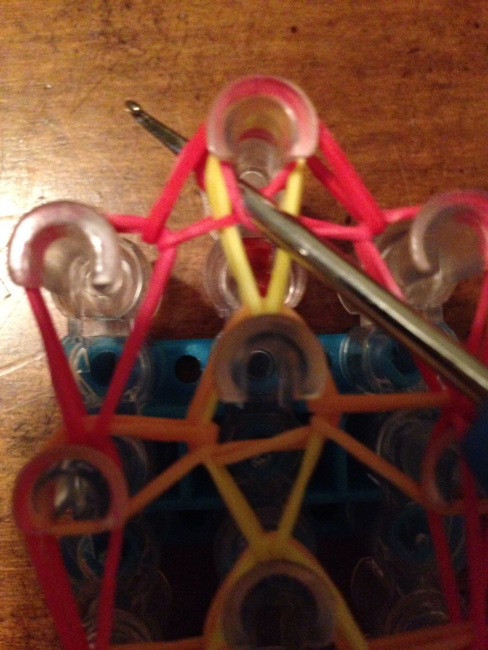 And put your hook through the bands