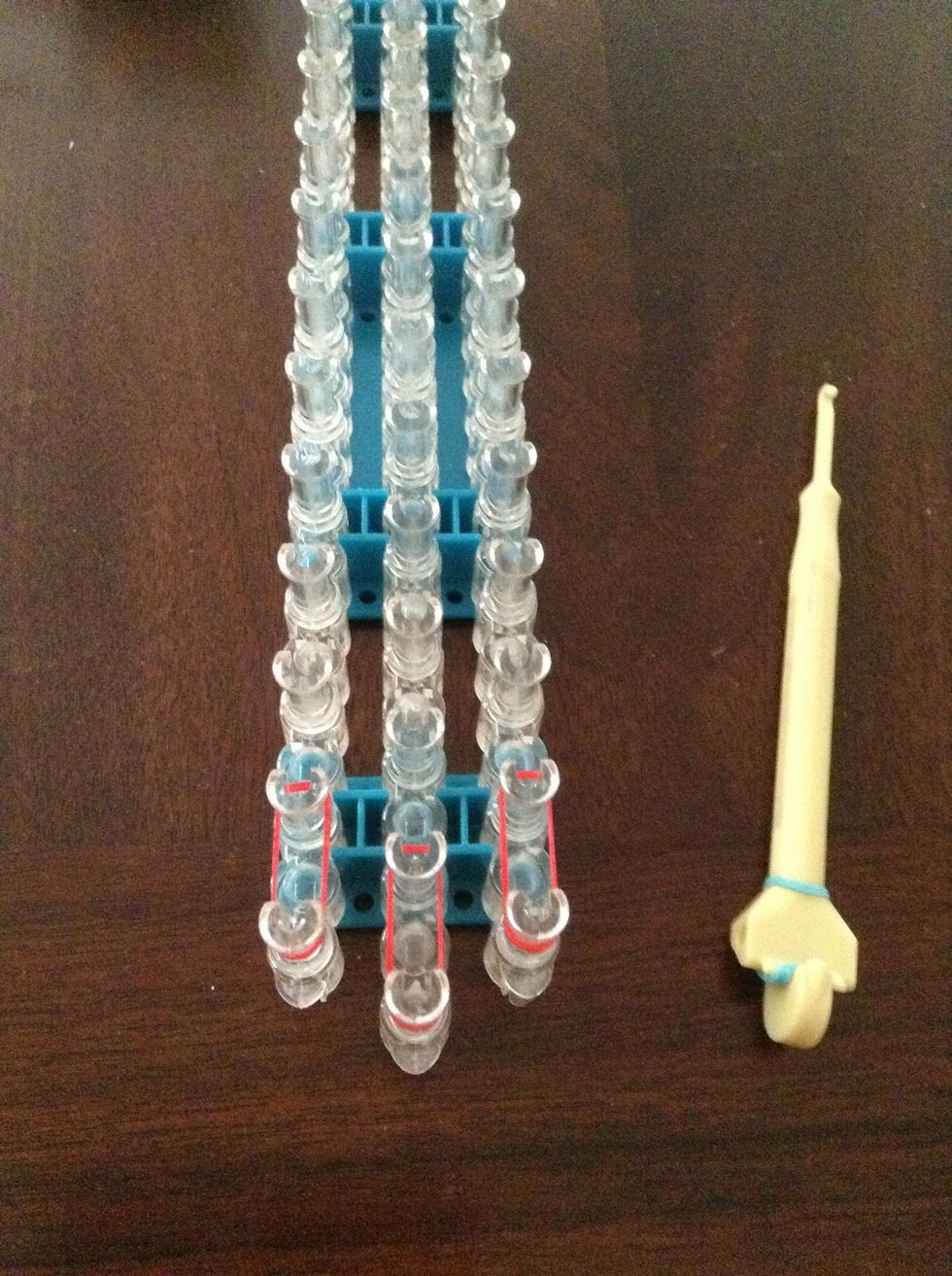 And put your last band to the right