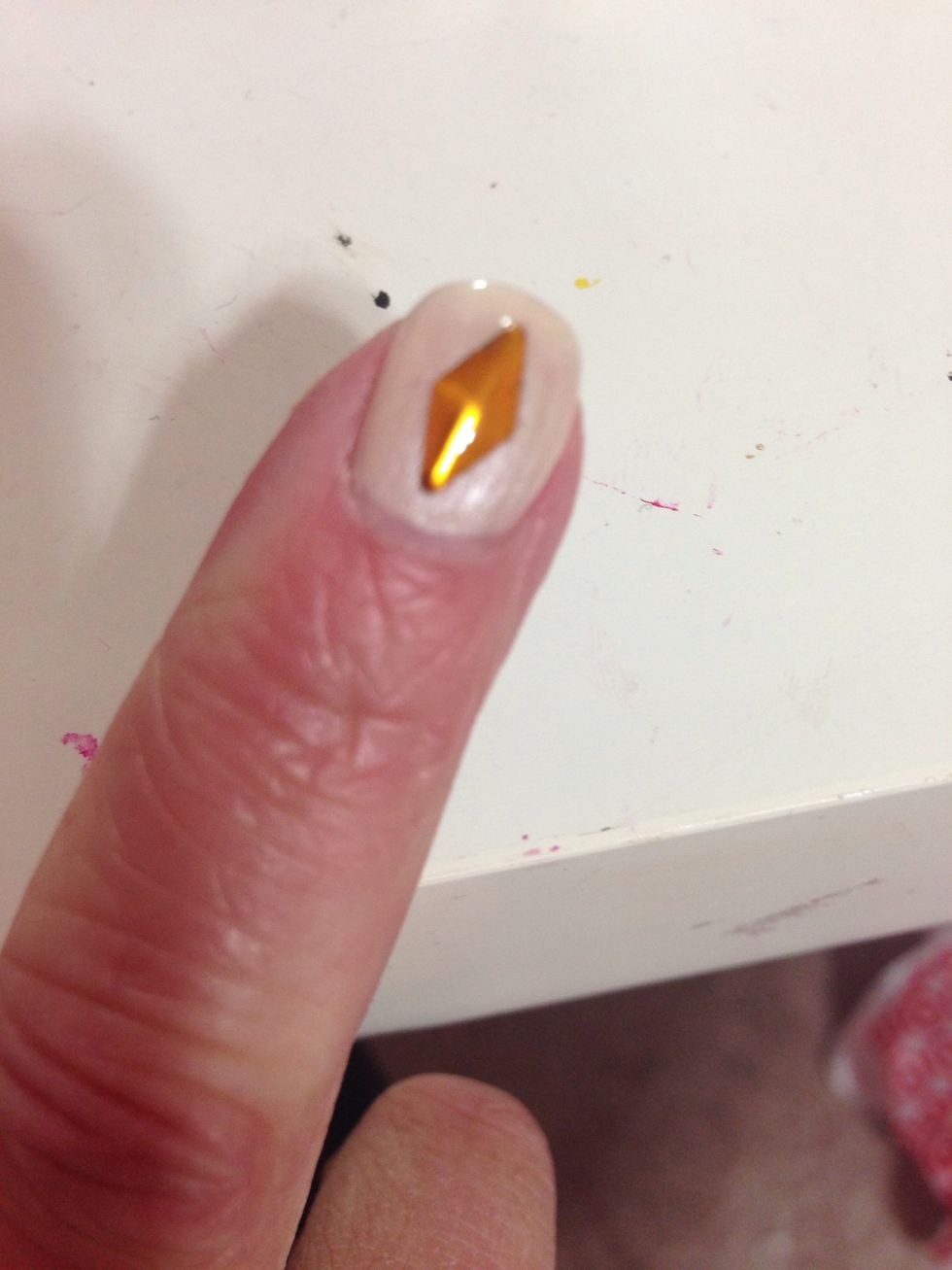 and quickly add a top coat to ensure it'll stay