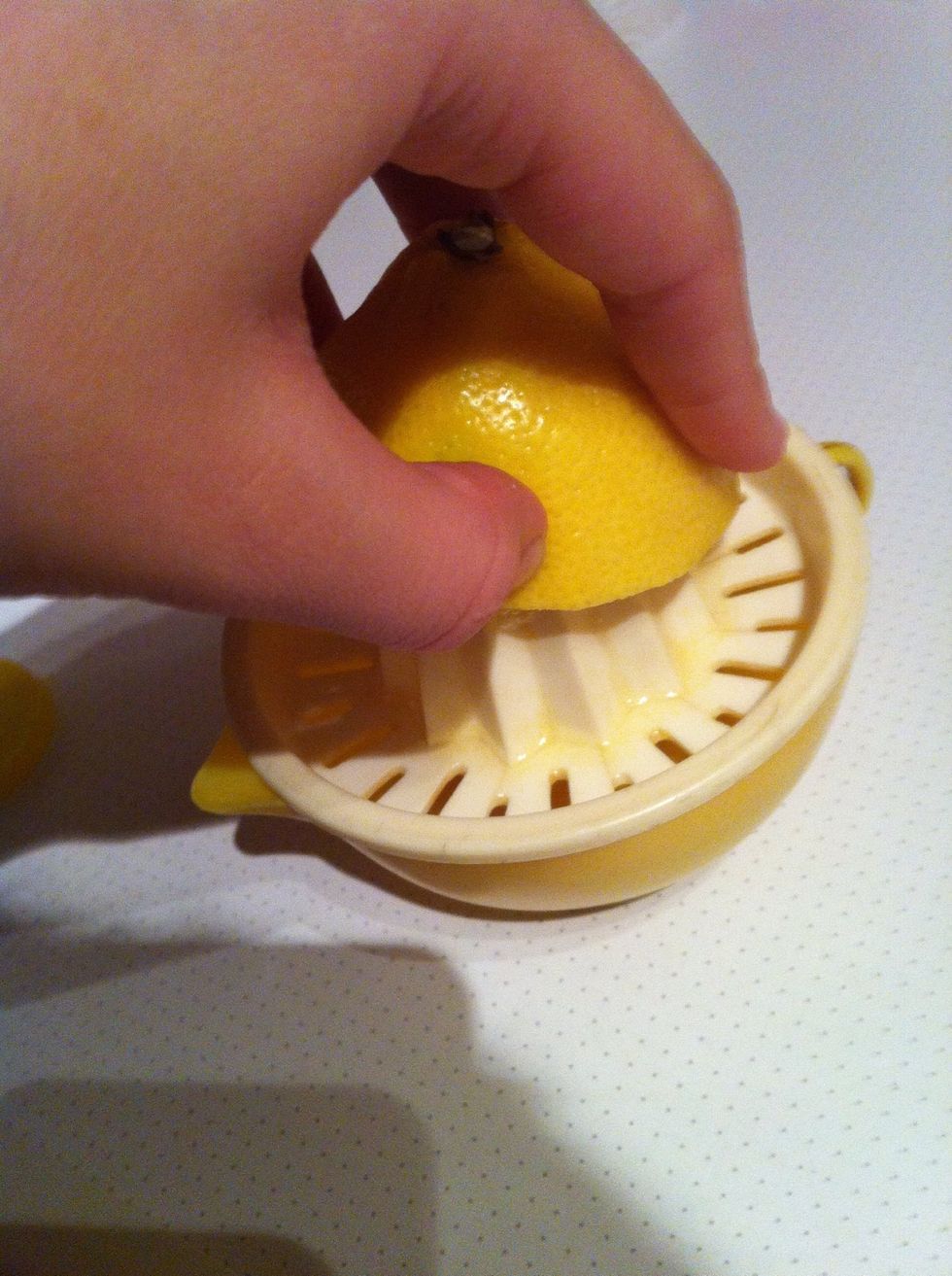 And ROLL Left to right Right to left Squeeze out the lemons yellow juice