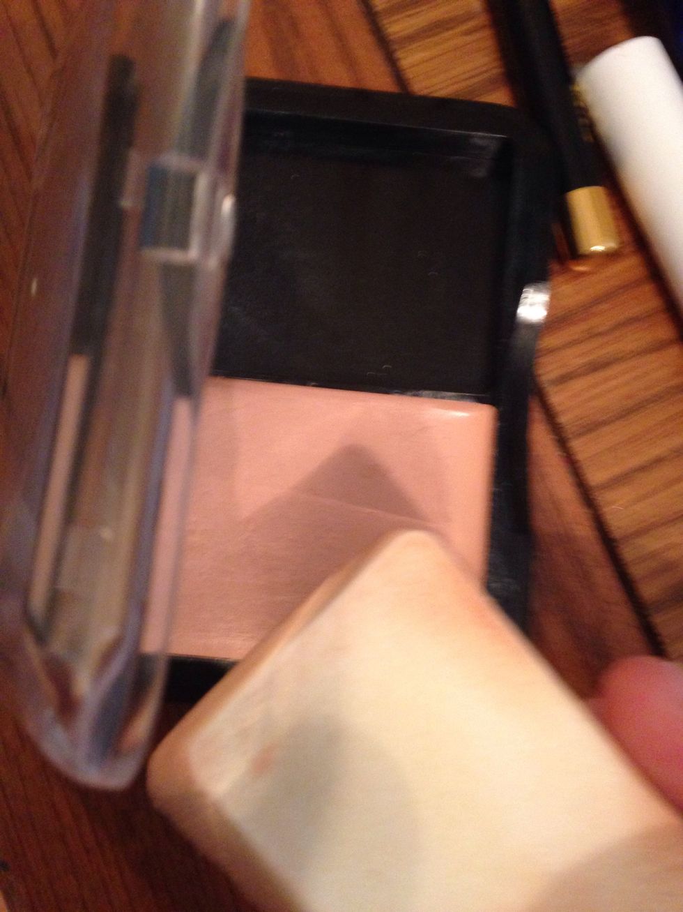 And rub it in with base sponge