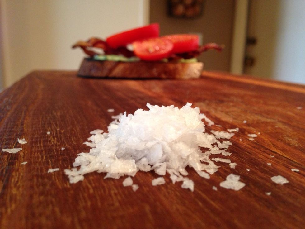 And sea salt...