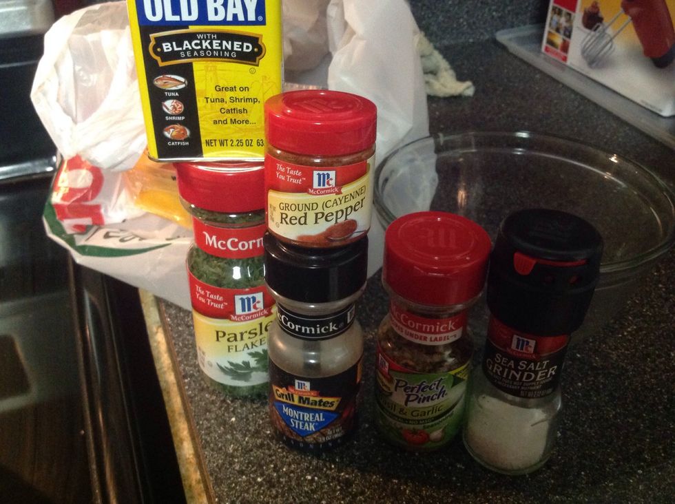 And seasoning to the ground beef.... (Add as much or as less as you want)