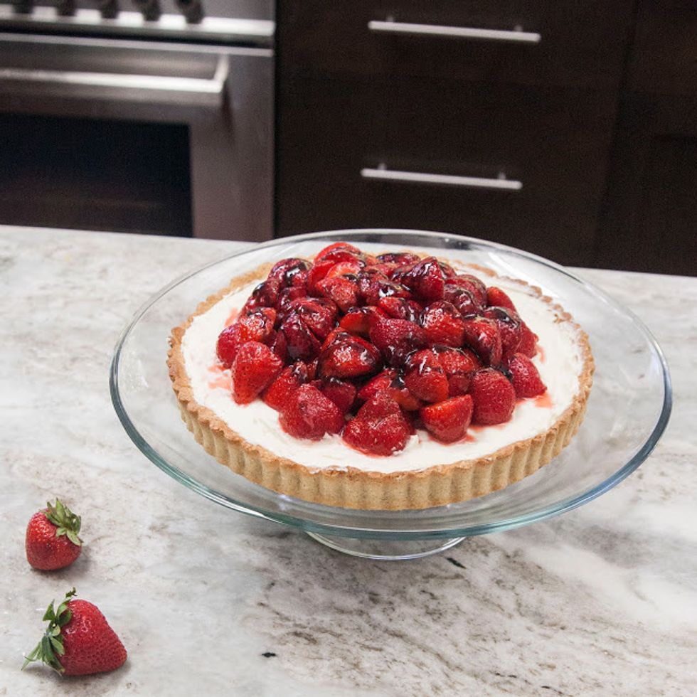 And serve it up! for thorough pictures of how to make crust see my other tart guides, for making your own ricotta I have a guide for that too!