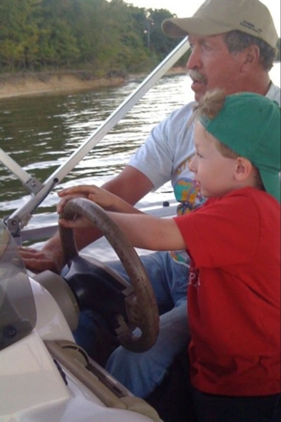 And she taught us how to play. Most play is learning a skill. Playing with baby dolls today is taking care of your own later. Helping Papaw drive a boat will definitely come in handy later. PLAY HARD!