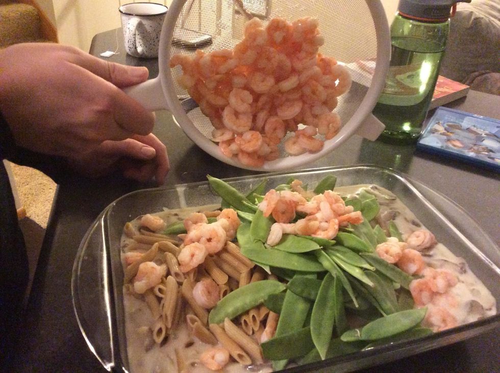And shrimp