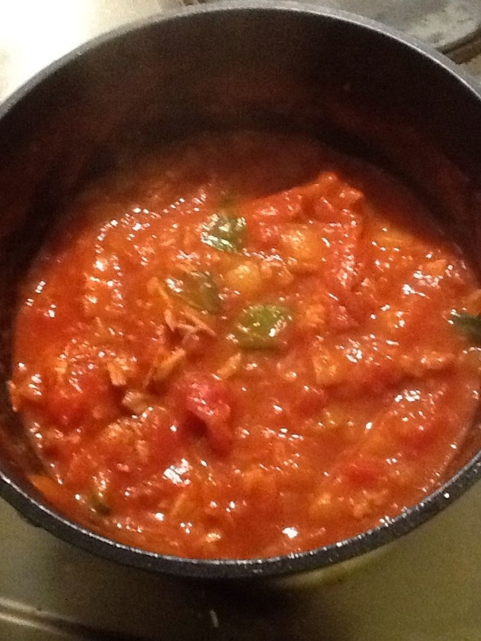 And some basil leaves if you have them