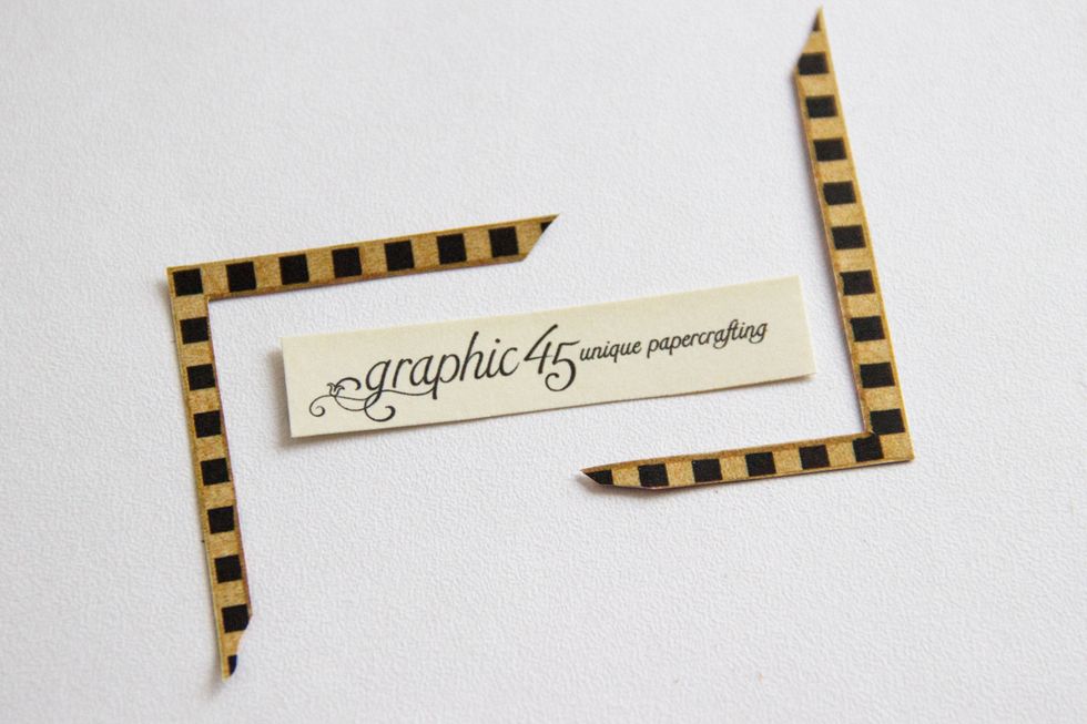 And some paper details to create a frame.