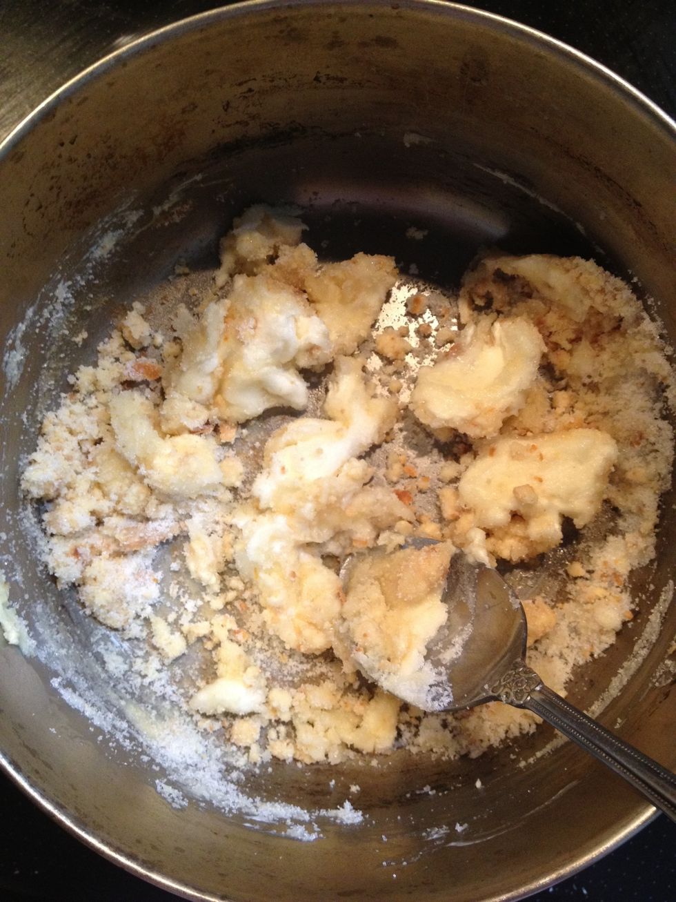 And some white CHOCLATE(optional) mix all ingredients in a bowl