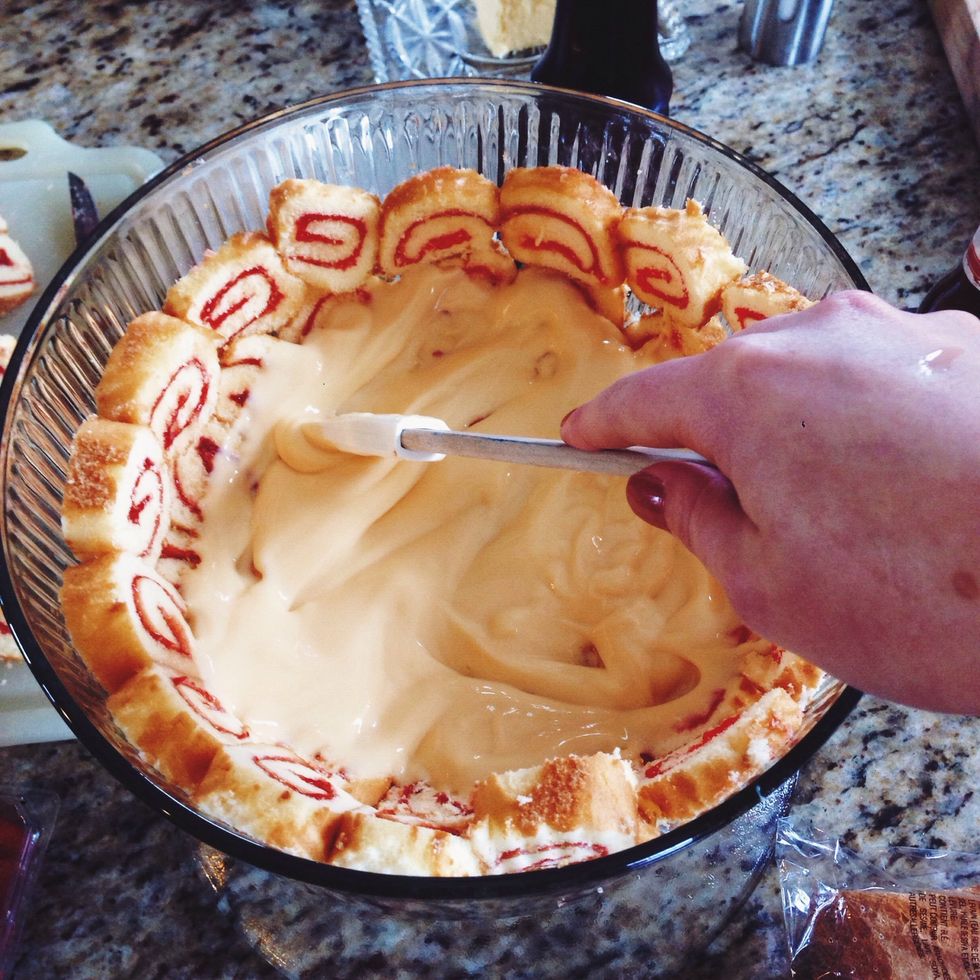 ... And spread evenly.