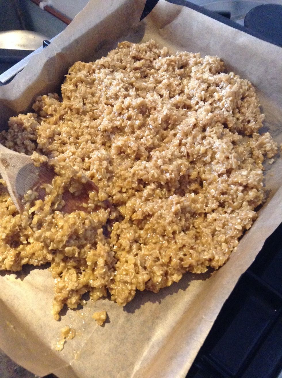 And spread it out evenly