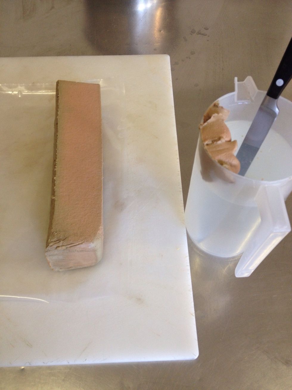 And start scraping off the oxidised sides