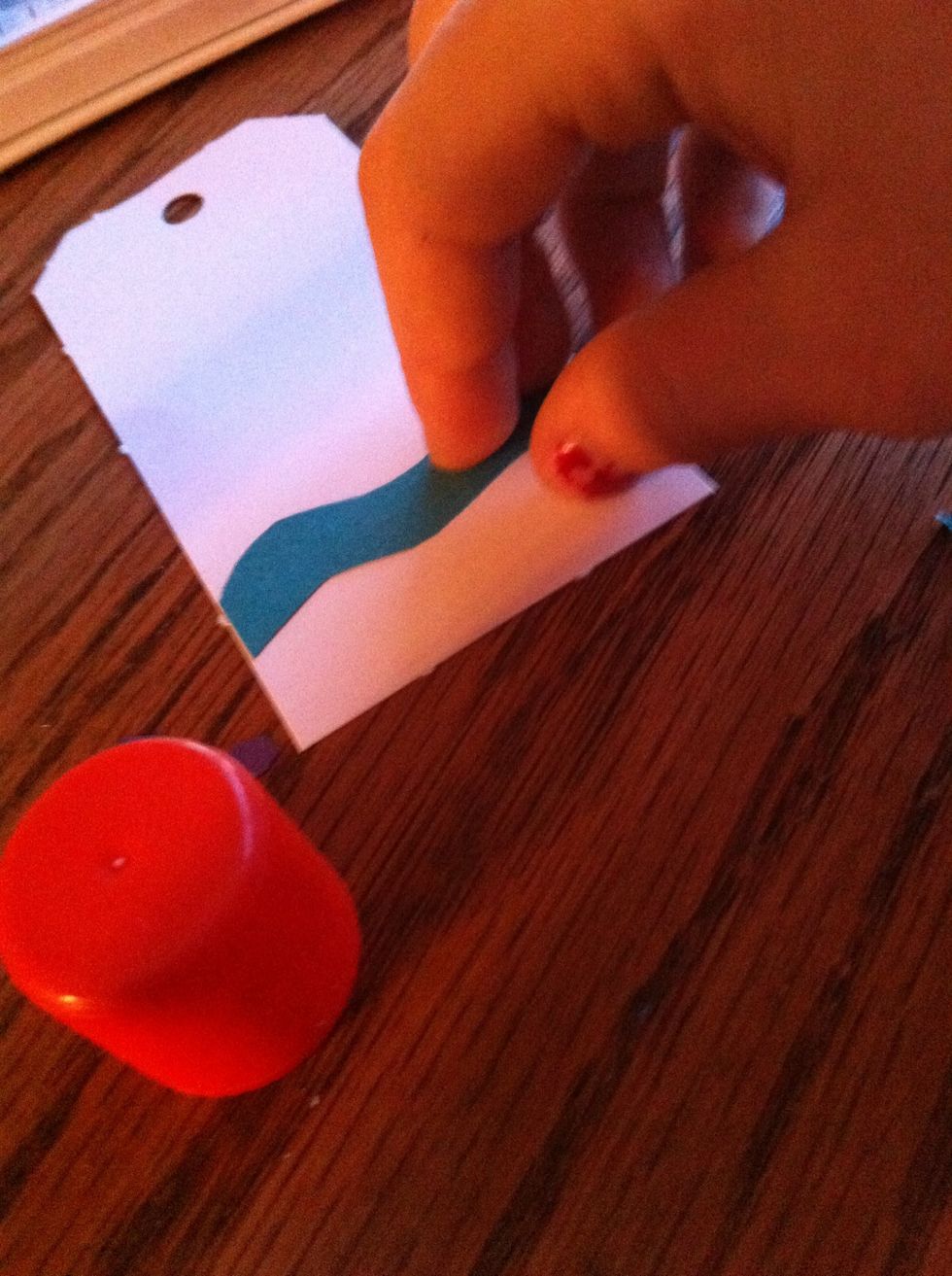 And stick them on wherever you decide. It looks the best if there is a pattern, or symmetrical design.