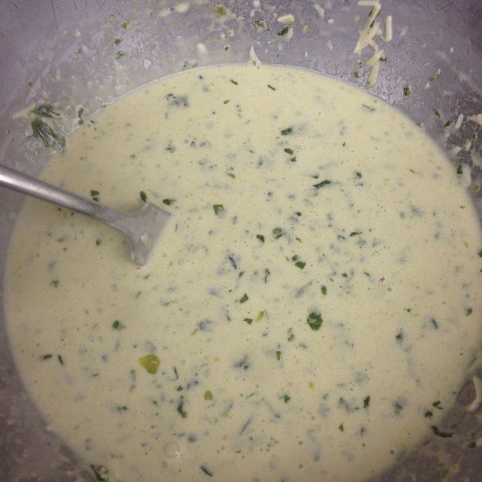 And stir again very well.