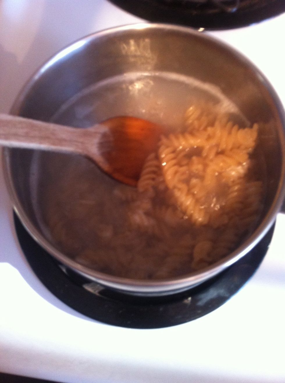 .... And stir every few minutes so pasta doesn't burn.
