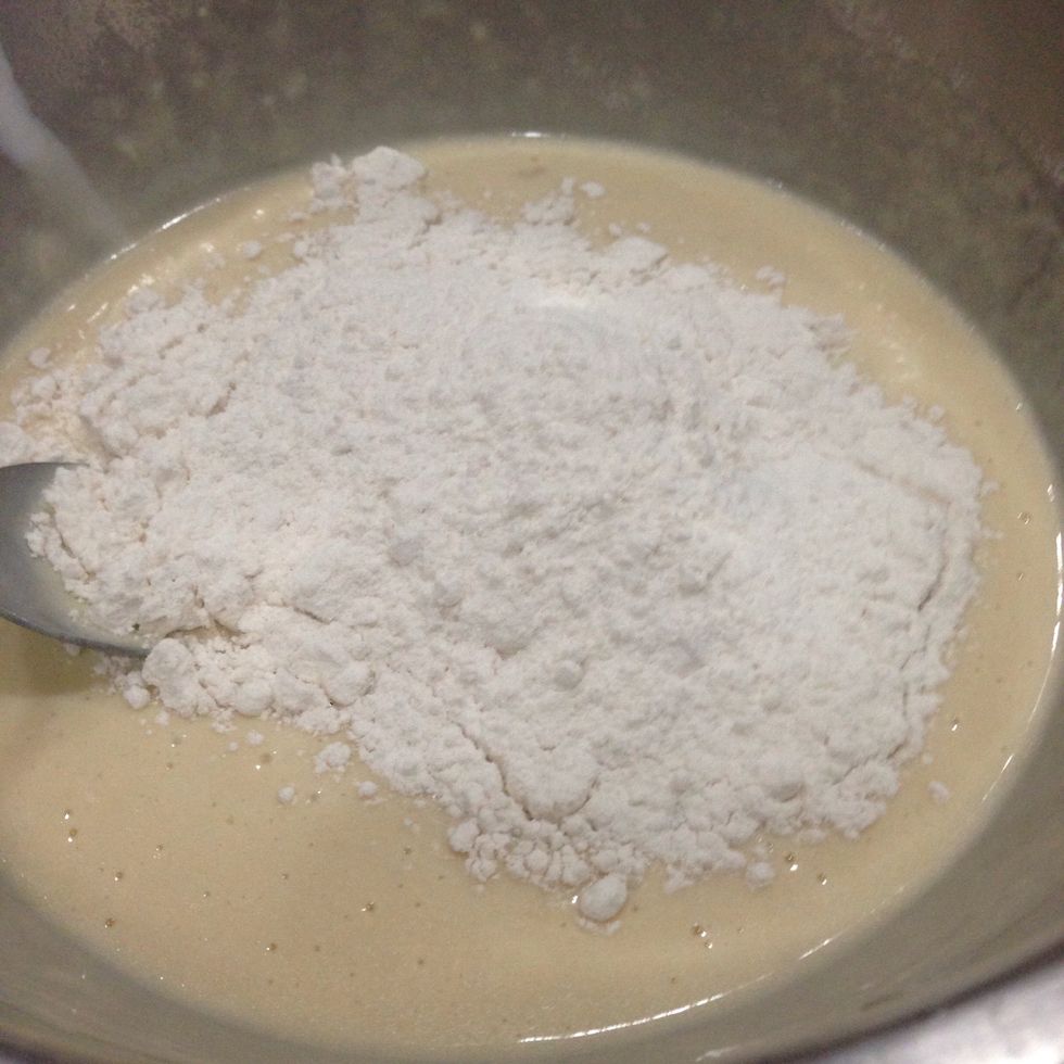 And stir in remaining flour.