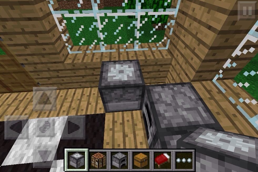 And stone cutter at the other side